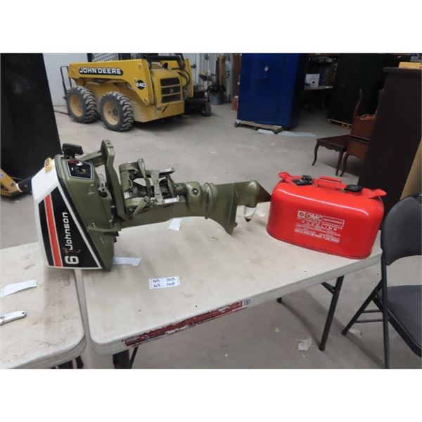 Johnson Seahorse 6 HP w Gas Tank - Good Compression But Not Running from Sitting - Low Hours