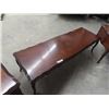 Image 3 : 3 Pc Coffee Table Set - Coffee Table 16" 59" 20"4 End Table 22" 22" 25"