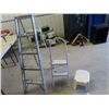 Image 1 : Stepladder & 2 Steppers (1 is Folding)