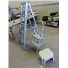 Image 2 : Stepladder & 2 Steppers (1 is Folding)