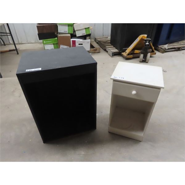 Stereo Stand 28" x 20" x 15" & Nite Table 24" x 14" x 12"