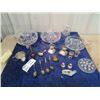 Image 1 : Sterling S & P , Various Spoons, Egg Cups, Crystal Bowls Plus More!