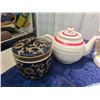 Image 2 : Turkey Cookie Jar, Crockery Biscuit Jar, Northland Teapot, Butter Crock Plus More!