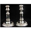 Image 1 : Pair  of 19th Century Sheffield Plated Telescopic Candlesticks