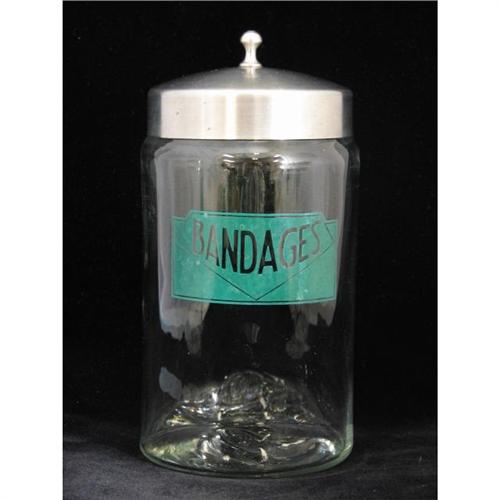 Vintage Protex Medical Doctor Sundry Jars c.1930s