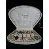 Image 1 : Six Guilloché Sterling with Enamel Demitasse Coffee Spoons