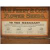 Image 2 : Oak Chest, Flower Seed Advertisement Display Case
