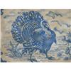Image 3 : Large Square Blue and White Turkey Platter