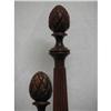 Image 2 : Mahogany Post Bed Pineapple Finials