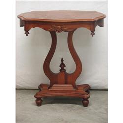 Renaissance Revival Walnut Parlor Table