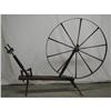 Image 1 : Hand Carved Oak Spinning Wheel