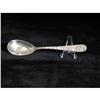 Image 1 : Sterling Stieff Rose Repousse Ovoid Sugar Spoon 34g