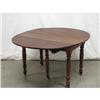 Image 2 : Walnut Drop Leaf Table with five Boards