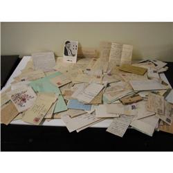 Carew Rice Letters Postcards Walterborough PM