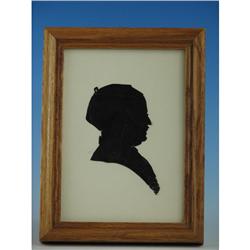 Carew Rice Silhouette, Signed Alice Ahl 41