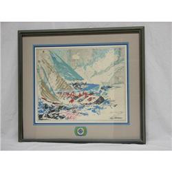 Leroy Neiman America's Cup Serigraph