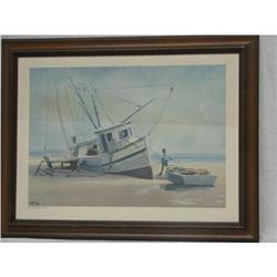 Robert Mills Lithograph S/N