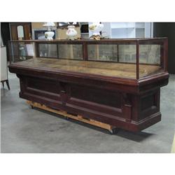 Antique Jewelers Showcase 9 ft. 7 in. Long, ca 19th C.