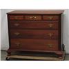 Image 1 : Drexel Mahogany 3/3 Drawer Dresser Reeded Columns