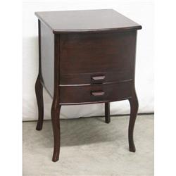 Walnut Satin Lined Sewing Chest