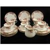 Image 1 : 19pcs Crown Staffordshire c.1880's Porcelain Tea Set