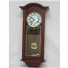 Image 1 : Waltham 32 Day Chime Mahogany Wall Clock