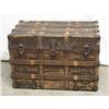 Image 1 : Steamer Trunk Flat Top ca. Late 19th C. 
