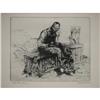 Image 1 : Edwill Fisher Dry point Etching Ohio River