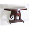 Image 2 : African Hand Carved Elephant Base Table c.1890-1910