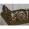 Image 2 : Pierced Ornate Cast Brass Fire Fender