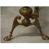 Image 2 : Ornate Cast Brass Fire Dogs
