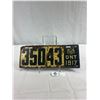 Image 1 : 1917 Ontario License Plate