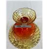 Image 2 : Vintage 50's Amberina Flash Glass Centre Piece Bowl, 9" Diameter