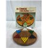 Image 1 : Vintage Pavilion Solid Wood Chinese Checkers Game In Original Box, Complete