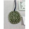 Image 2 : Jade Pendant - Bird Plus Flowers, 24.2g, COA Included
