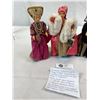 Image 2 : Wonderful Collection Of 3 Peggy Nisbet Collectors Costume Dolls From The 60's, Made In England