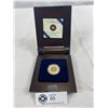 Image 2 : 2011 $5 Sterling Silver And Nickel Coin Full Hunters Moon In Original Box And Case