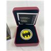 Image 2 : 2019 Barbados $1 Fine Silver Coin, The Bats Signal, In Original Case