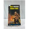 Image 1 : Very Nice Vintage 11"X19" Ontario Help 'Prevent Forest Fires' Poster