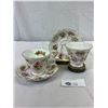 Image 1 : 2 Royal Albert Bone China England Cup And Saucer Set