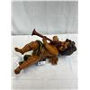 Image 1 : Vintage Large Italian Barboque Wall Hanging Cherub Putti Angel, 20"L, Good Condition