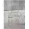 Image 2 : Nice Mixed Lot Of Acrylic Display Stands In Various Sizes