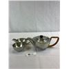 Image 1 : Very Nice Quality Arts And Craft Pewter Tea Set