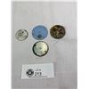 Image 2 : 4 Vintage Pocket Watch Faces