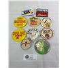 Image 1 : 10 Vintage Fast Food Badges