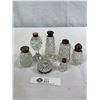 Image 2 : 7 Sterling Silver Top Salt And Pepper Shakers