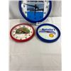 Image 2 : Three Round Wall Clocks, Riverside Towing AAND 2 Shell Clocks