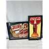 Image 2 : 3 Beautiful Cardboard Advertisements, Double Dot Pepsi Cola, Drink Coca-Cola And Milk Cream Top Bott