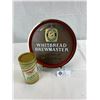 Image 1 : White Bread Brewmaster Imported English Beer Round Stand Up Sign, 9" Diameter And A Miller High Life