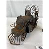 Image 2 : Metal Art Train Sculpture And Middle Ages Metal Figurine, Scrap Metal Art, Folk Art, Recycled Metal 